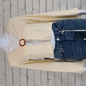 Callahan Vera Top In Creme - NWT